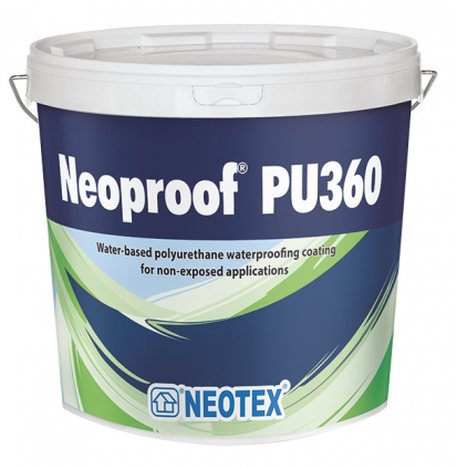 საღებავი საიზოლაციო NEOPROOF PU360 4KG — თხევადი ჰიდროიზოლაცია